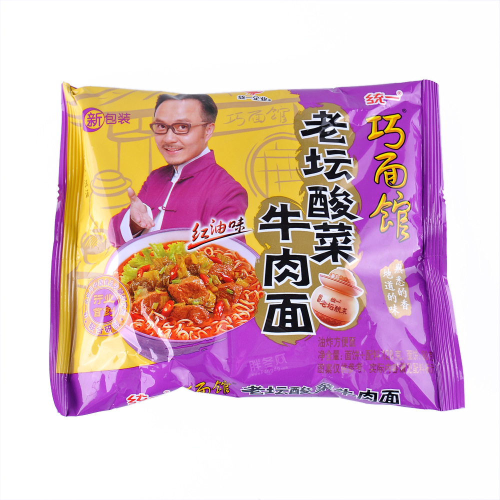 统一 巧面馆 方便面 袋装