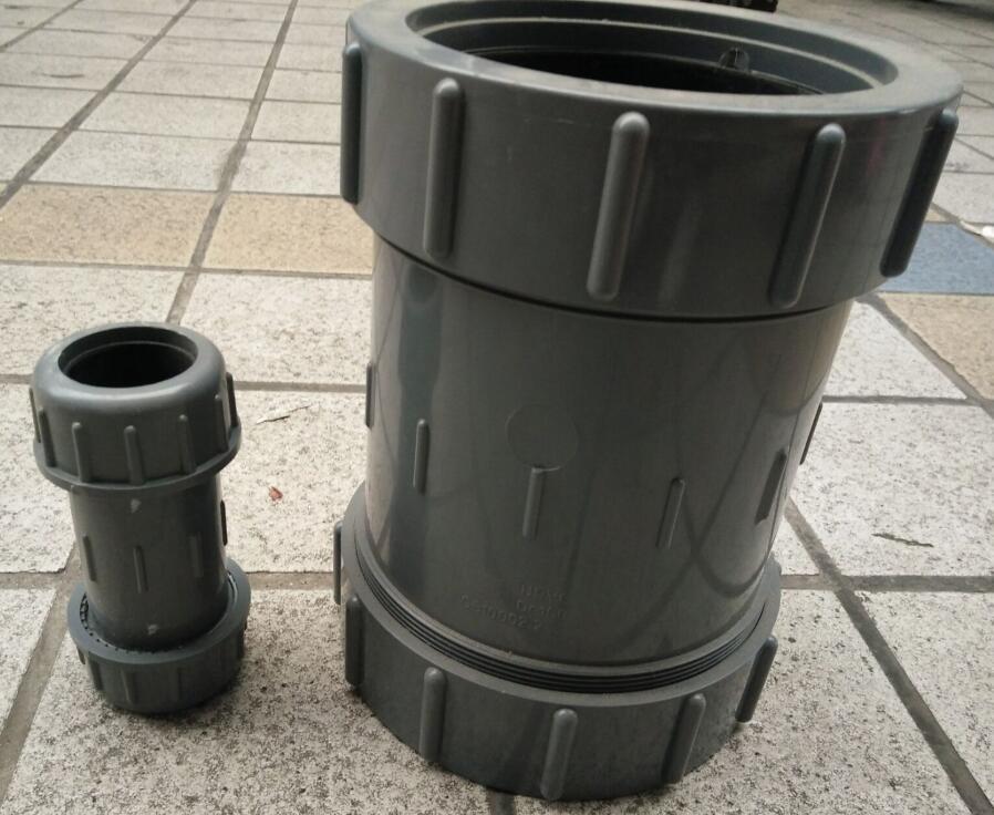 upvc给水管快速接头 pvc-u抢修接 抢修节90mm dn80