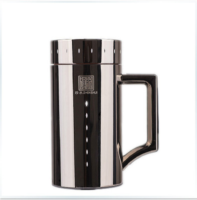 珍水8925 8908 8921真空办公杯450ml带手柄保温杯l礼品杯批发