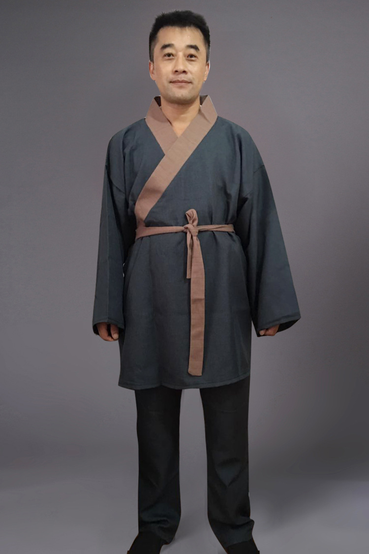 新款男古装店小二杂役家丁仆人演出套装 古