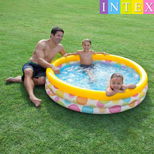 INTEX58439几何图形水池 儿童充气戏水游泳池