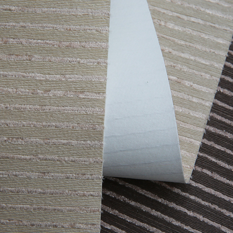 供应ag410206纱线墙布绒面粗纱线纸底环保透气墙布多种颜色