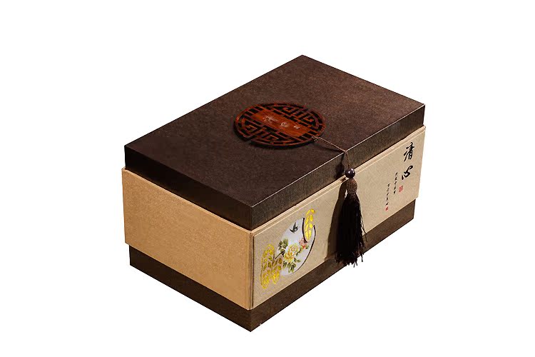 新款陶瓷茶叶罐礼盒通用版包装空盒高档礼品盒厂家批发定制logo