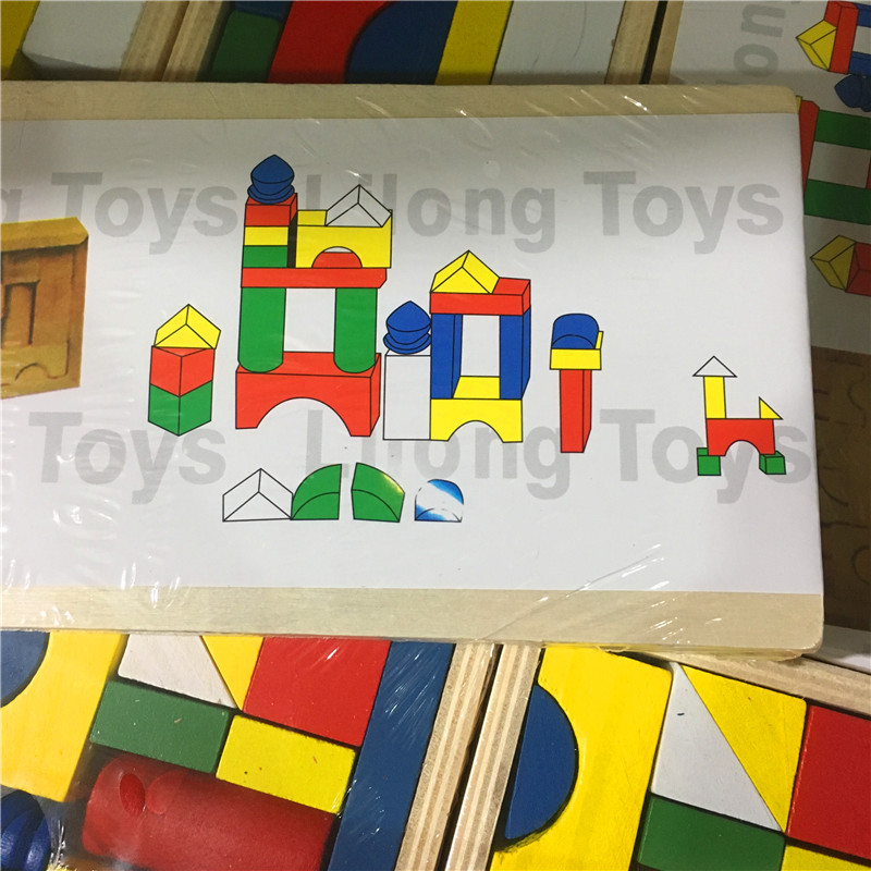 优质环保木质 七巧板积木 安全eva百变益智积木 大块城堡积木