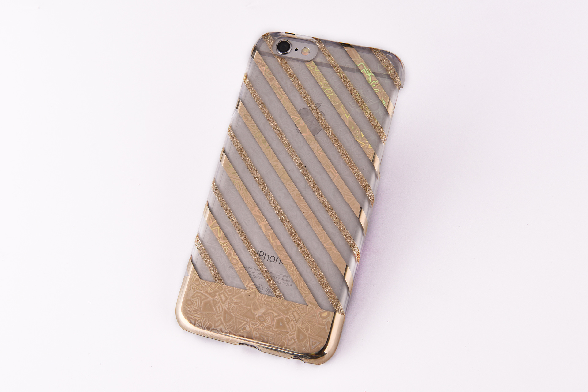 IMD工艺苹果系列手机壳 UV炫光膜保护套