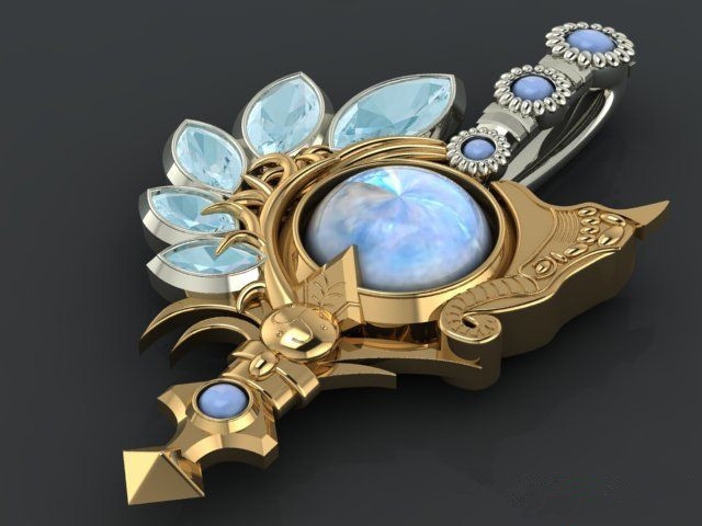 含银30% 黄金1% 白金1% 铜68%,镶嵌红宝石,aaa白锆石,蓝宝石,完美打造