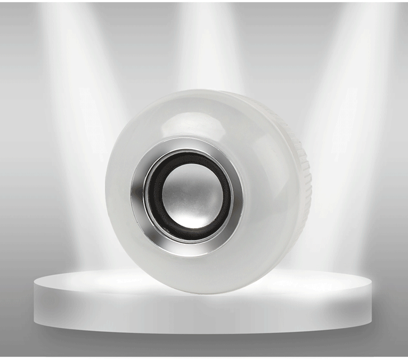 led七彩灯泡手机无线蓝牙音箱家用e27遥控智能家居变色球泡音乐灯