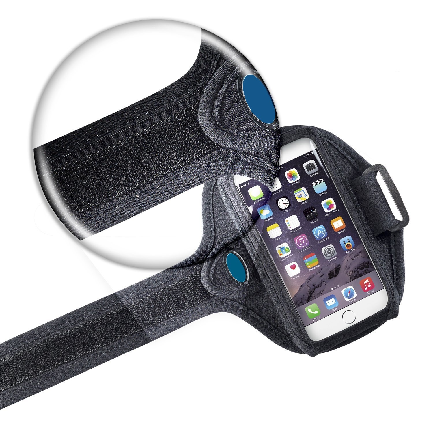 潜水料跑步手机臂包男女健身运动手机臂套防水手腕跑步臂带