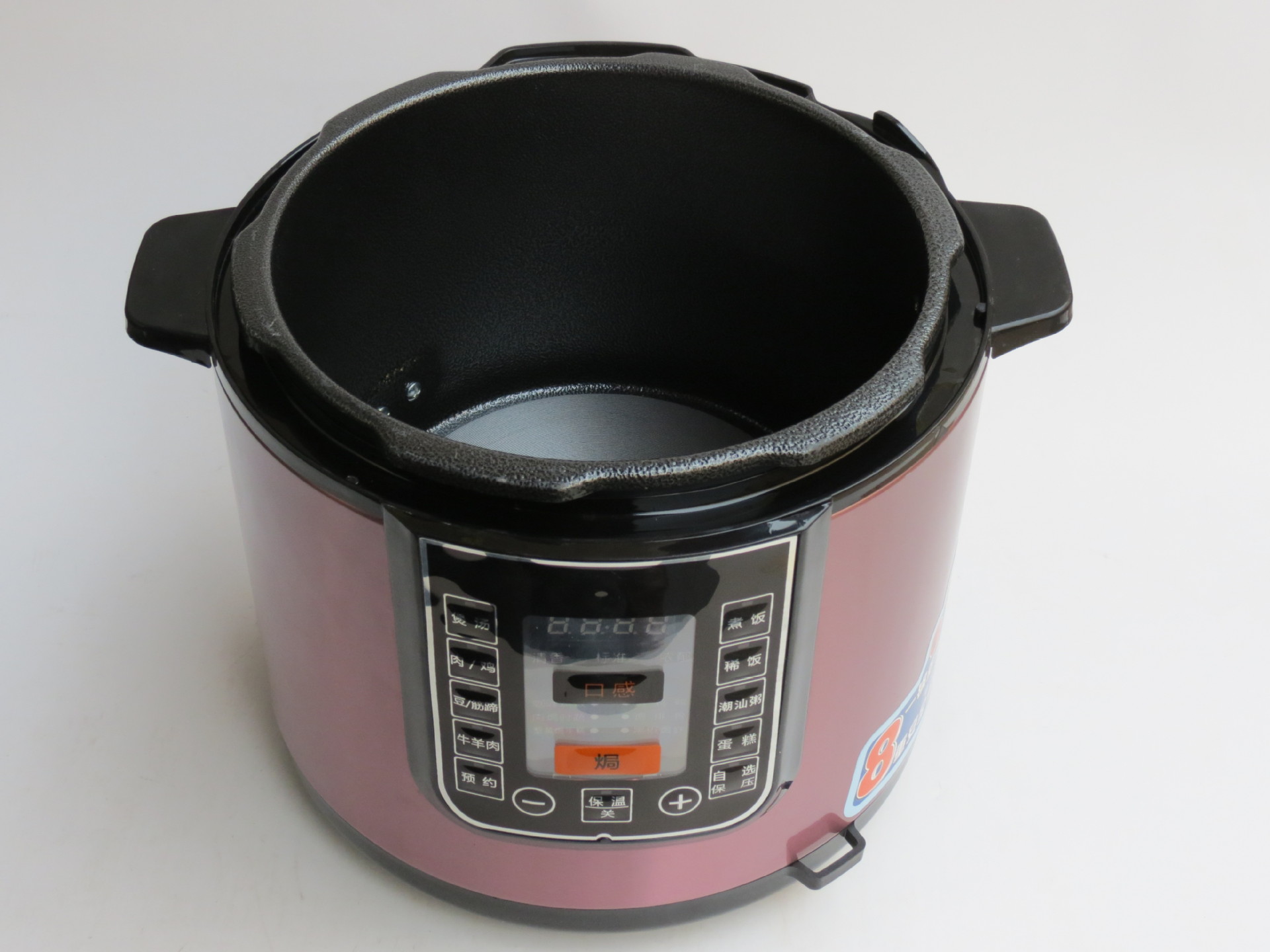 小家电批发半球电压力锅 多功能电压力锅 玫瑰红6l高压 双胆礼品