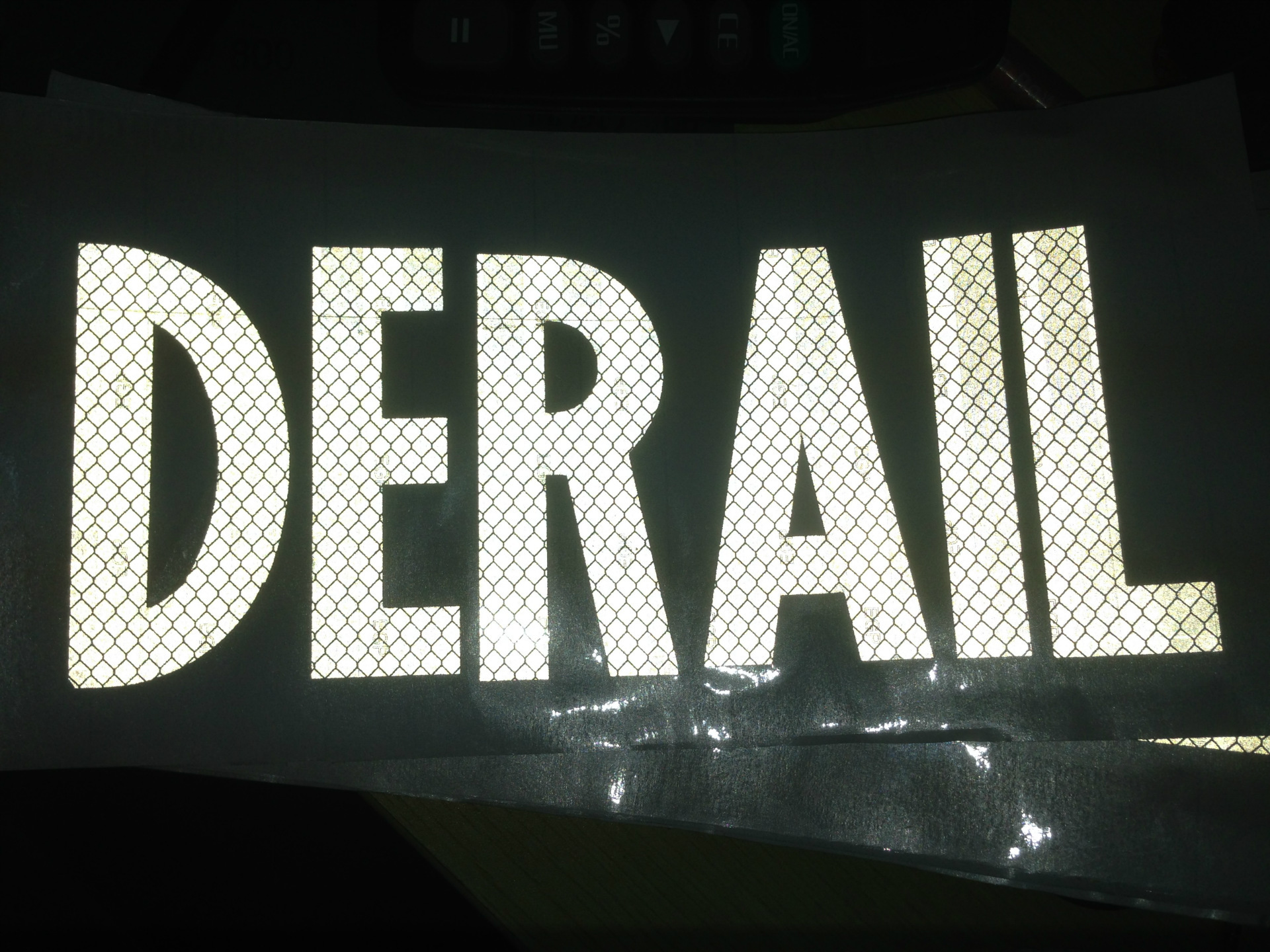 反光膜刻字加工反光膜雕刻二类三类四类五类反光膜加工