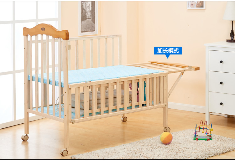 实木无漆婴儿床厂家直销童床bb床小摇篮批发一件代发宝宝床游戏床