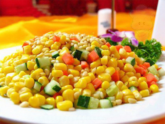 冷冻中式简餐,玉米什锦三鲜(玉米粒 胡萝卜丁 青豆粒)20斤/箱