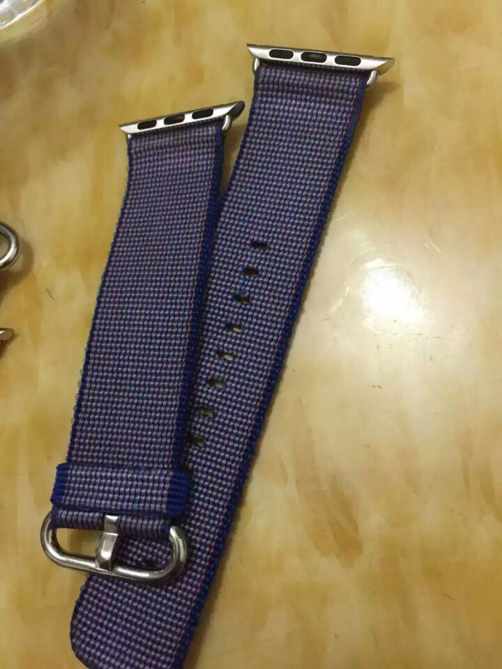apple watch尼龙编织表带苹果尼龙手表带二代新款上市厂价