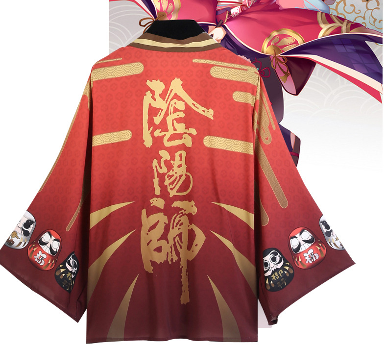手游阴阳师游戏周边安倍晴明神乐八百比丘尼雪纺外套和风和服披风