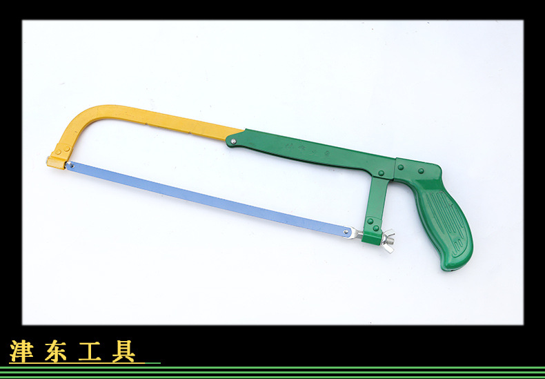 家用手钢锯钢锯架手锯木工锯手工锯子可调节钢锯弓锯条架批发