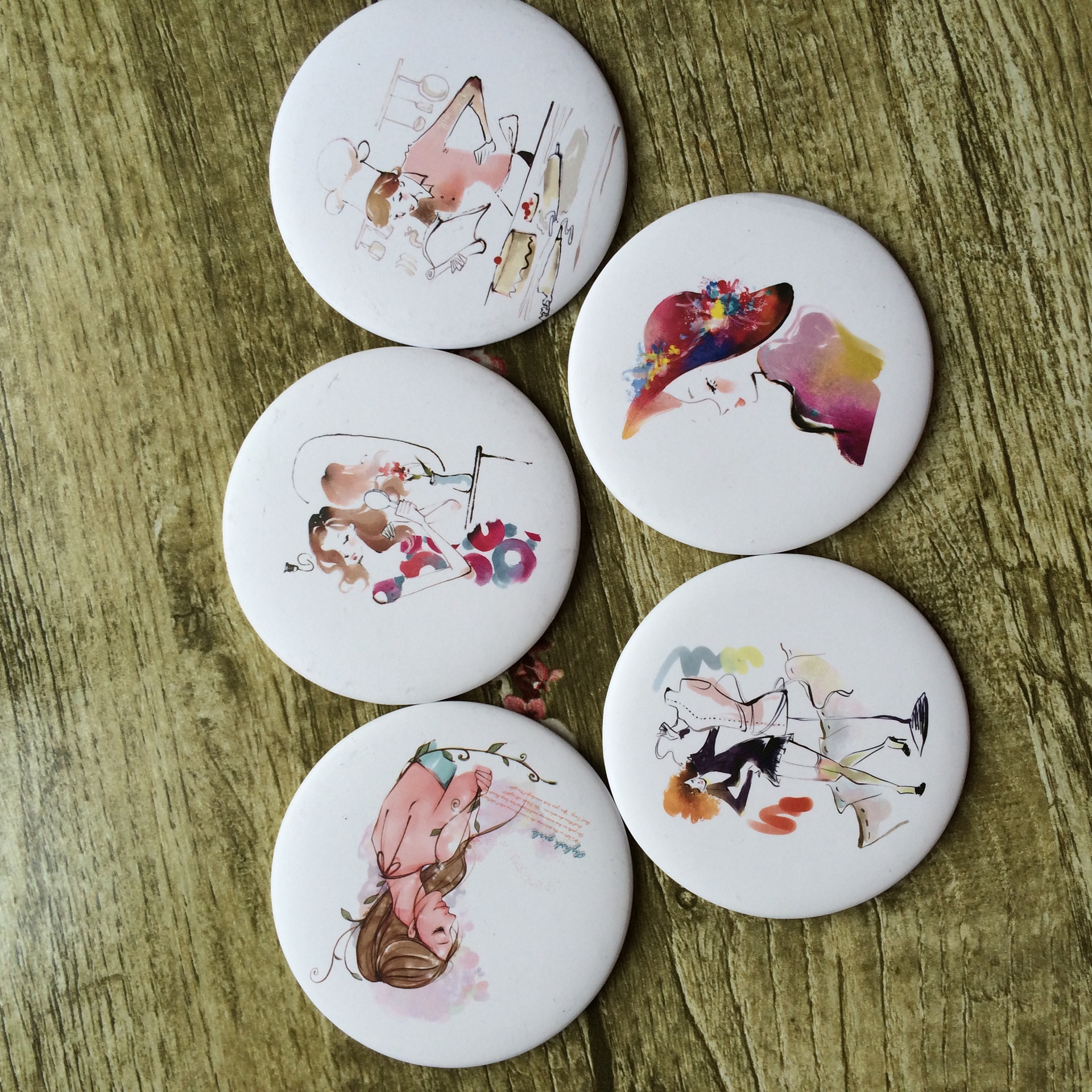 可爱小镜子(图案样式随机发)