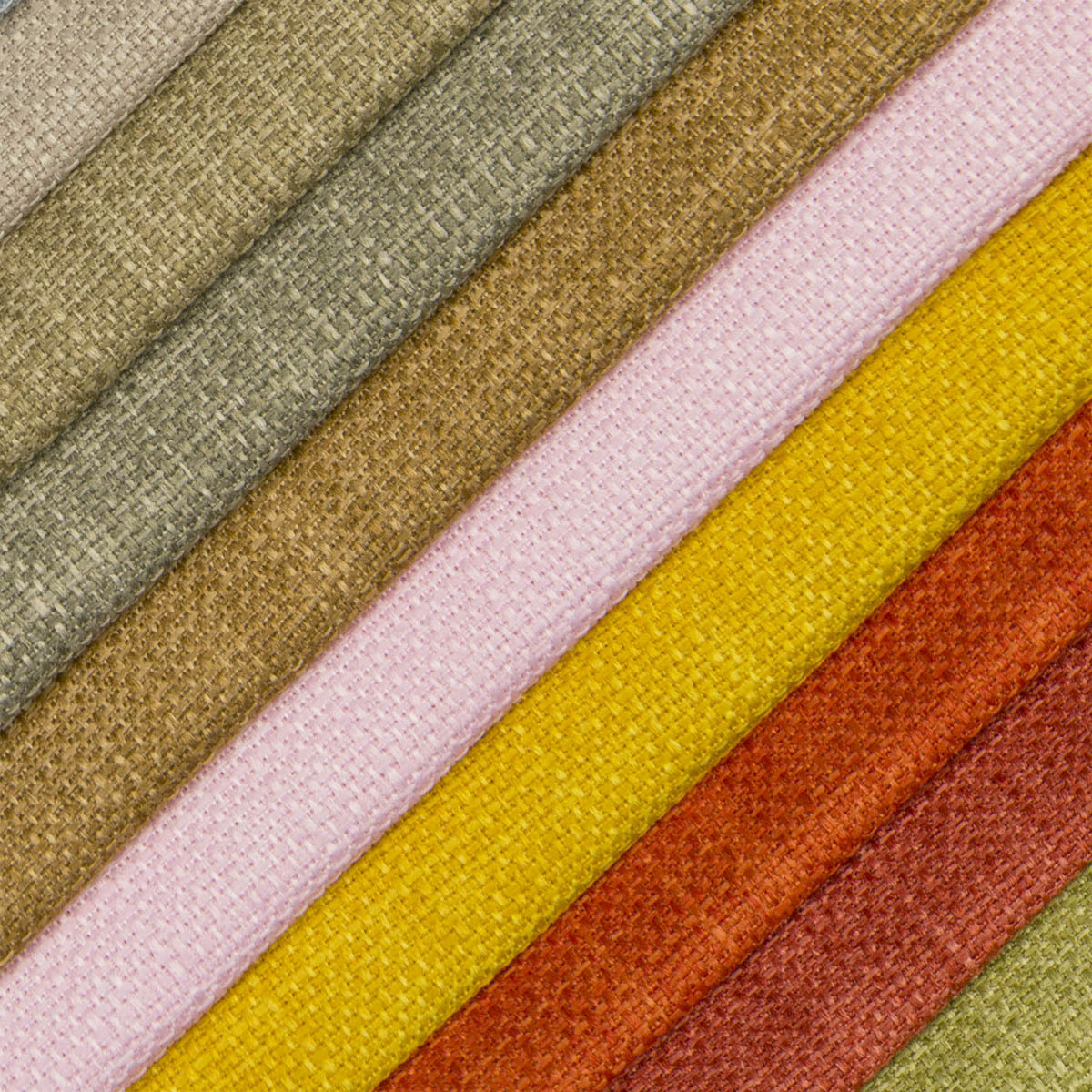 纯色仿麻布工程沙发布料细麻桌布床上用品面料42色现货许村厂家