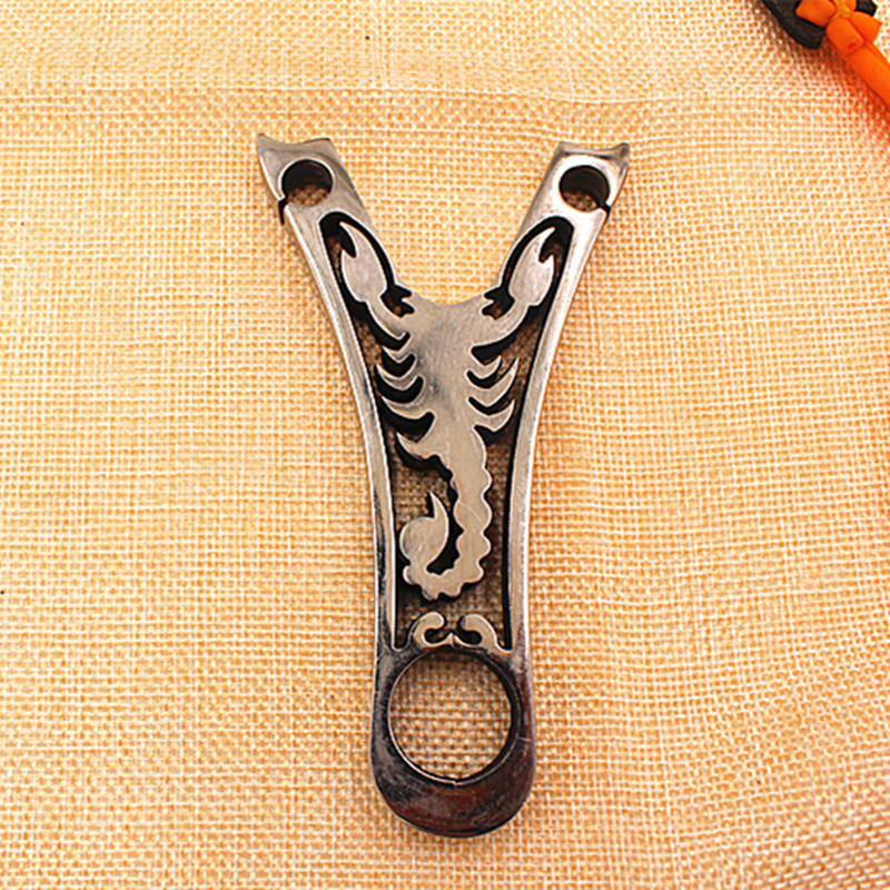 线切割不锈钢小弓门弹弓传统蝎子魔蝎弹弓 304不锈钢线切割弹弓