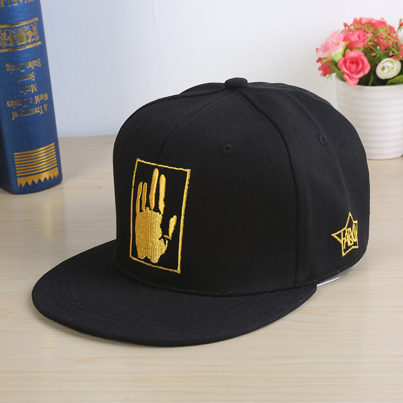 Foreign Trade Korean Style Fashionable Embroidery Baseball Cap Hip Hop Couple Hip Hop Hat Outdoor Sun Hat One Piece Dropshipping Hat