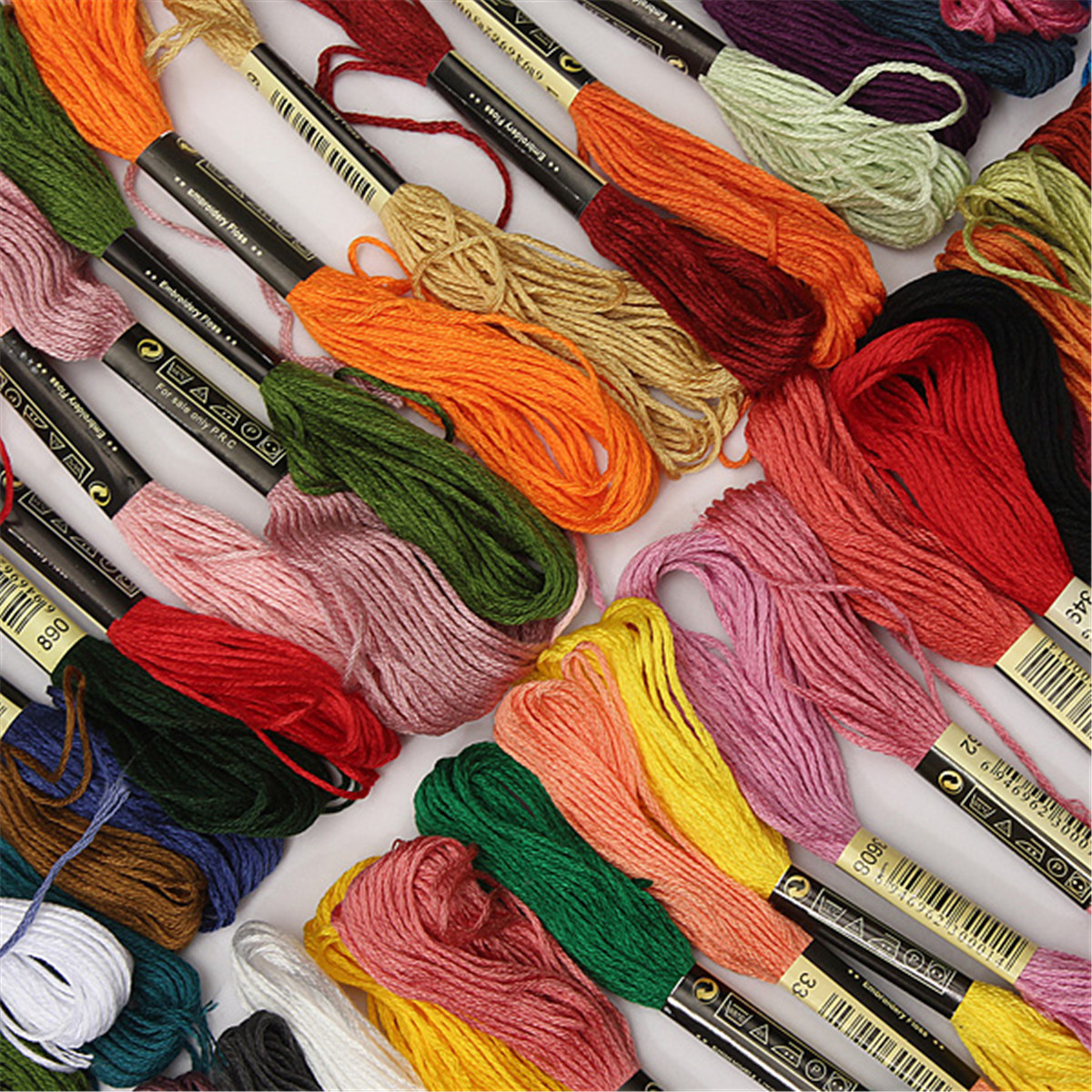 批发98色100支 立体 刺绣 十字绣线 青木和子dmc色号25号绣花线