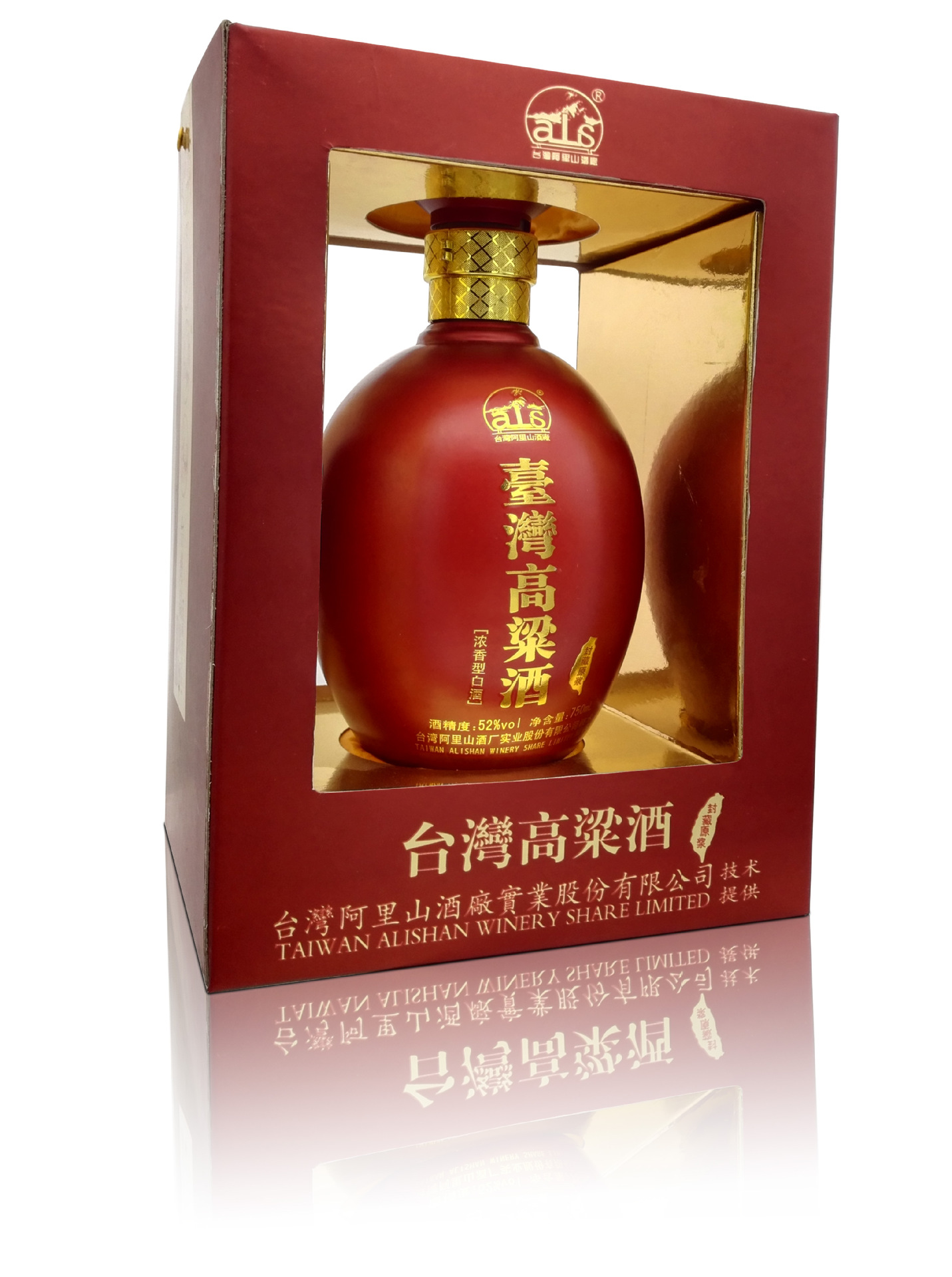 阿里山台湾高粱酒浓香型白酒52度750ml封藏原浆a29