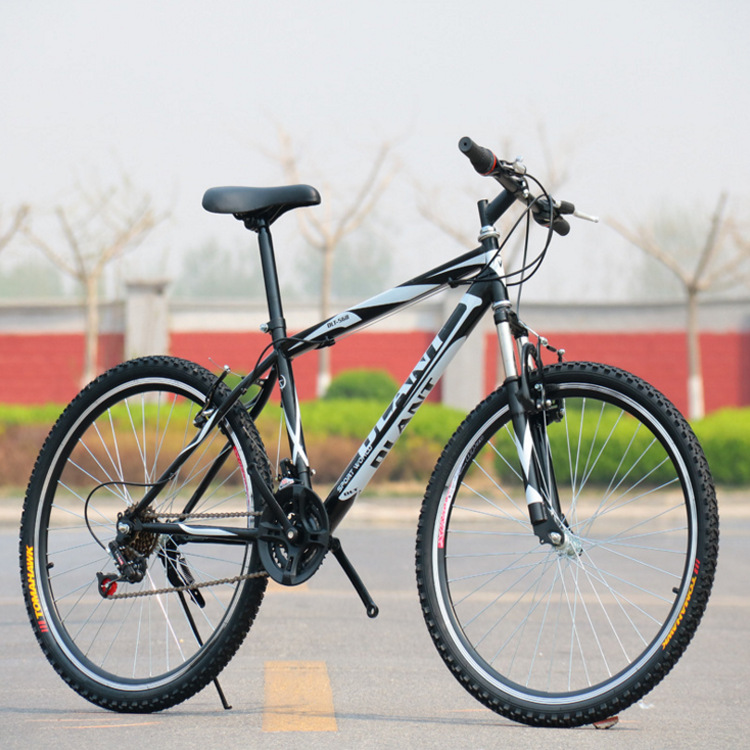 山地车26寸v刹自行车减震变速单车公路自行车烟酒批发山地自行车