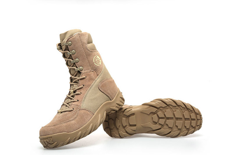 cqb正品军靴男特种兵 秋冬户外靴高帮沙漠作战靴 陆战靴一件代发