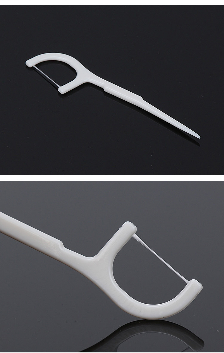 日本细拉力弹牙棒 牙线棒 清洁牙齿工具牙签 50支装