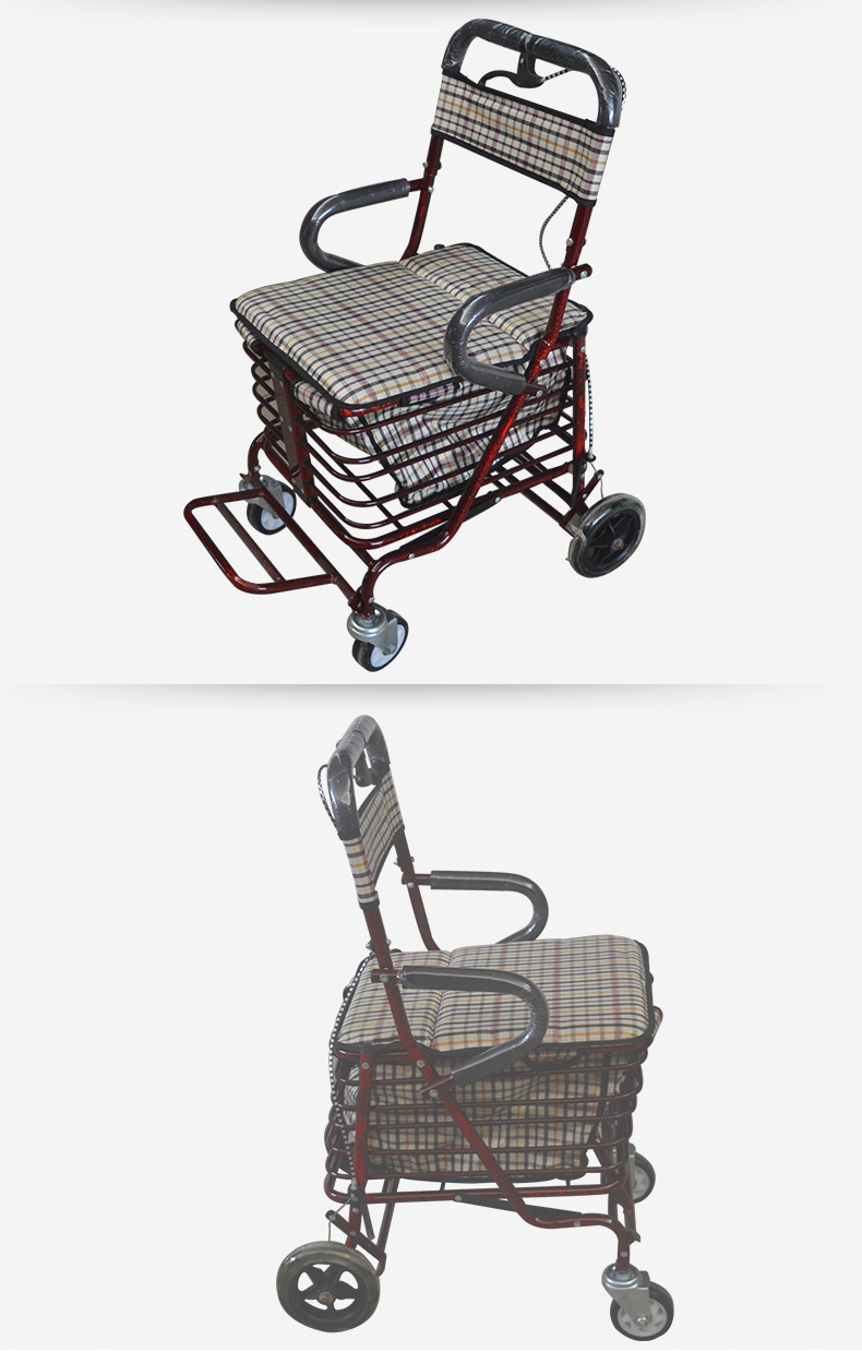 老年助行购物车 超市购物车 买菜手推车品质保证 厂家直销