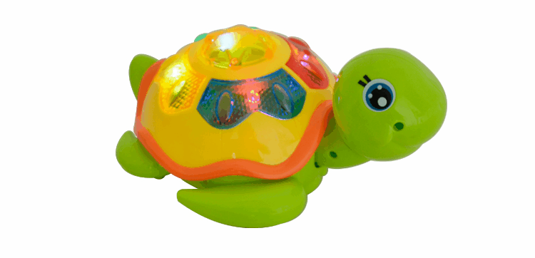 嘉尔乐玩具电动会下蛋的小乌龟万向声光音乐益智儿童玩具1-3岁