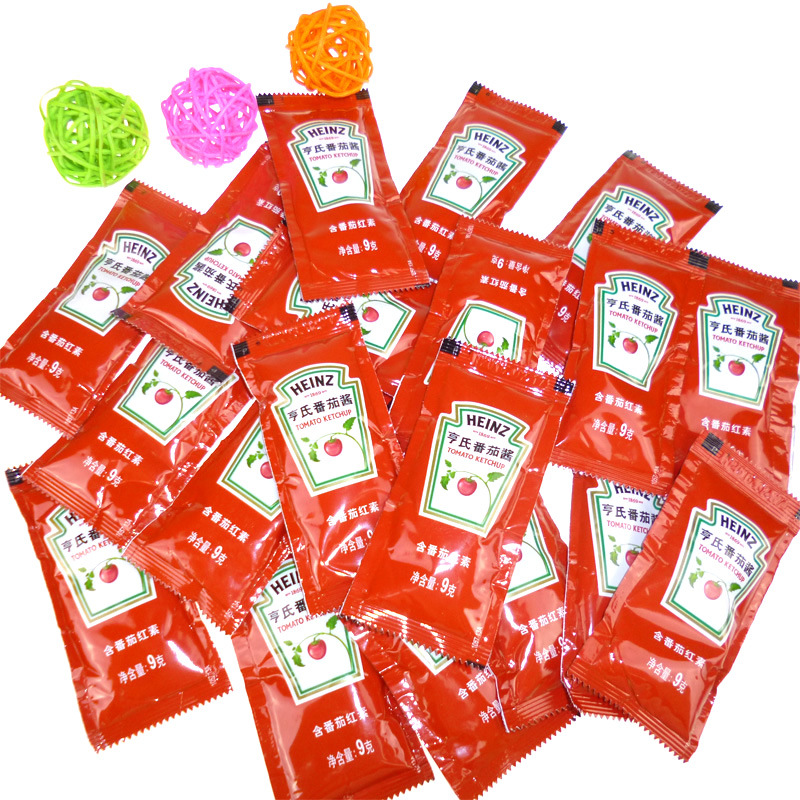 亨氏番茄酱小包9克 番茄酱 ,小沙司,汉堡原料批发番茄沙司