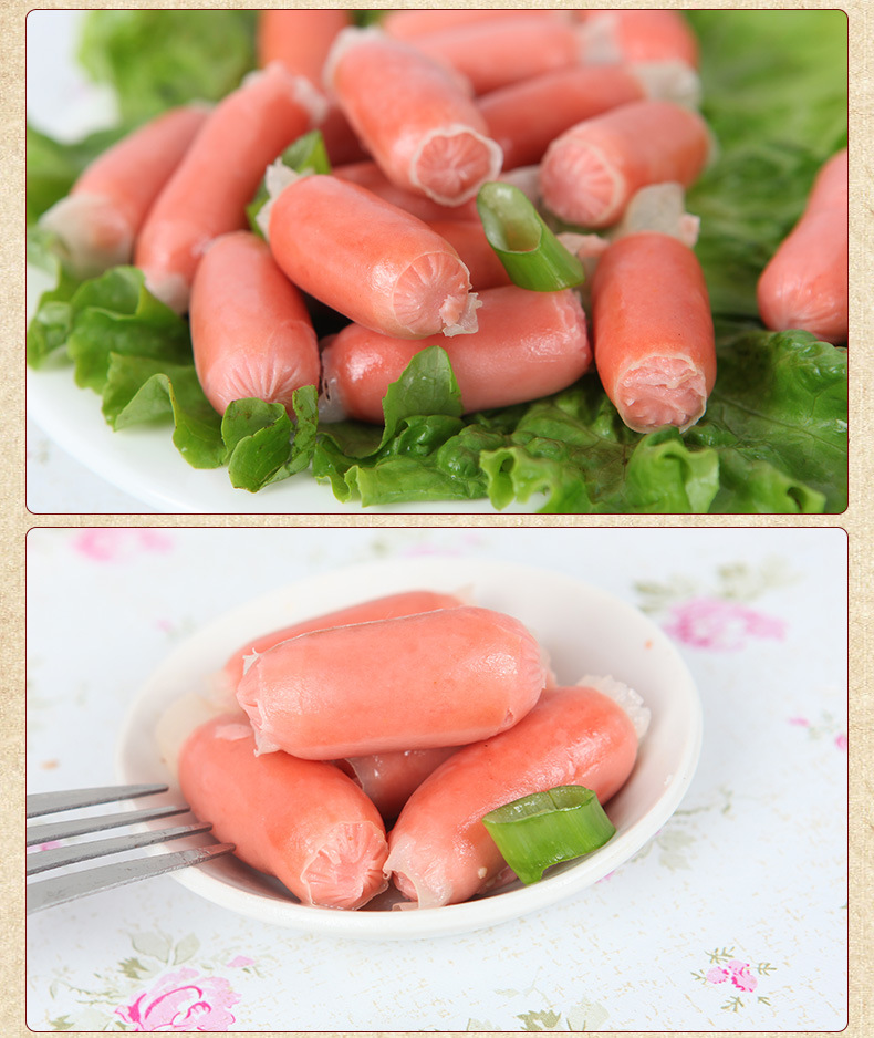 亲亲肠 一口肠 风味烤香肠 批发关东煮麻辣烫火锅食材 .