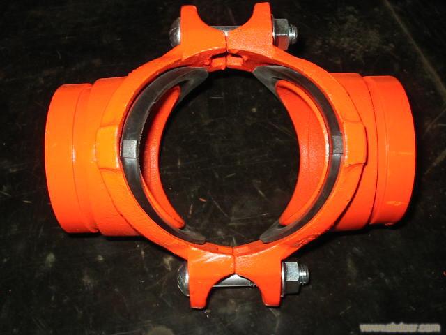 沟槽管件 螺纹机械四通 机四 消防三通