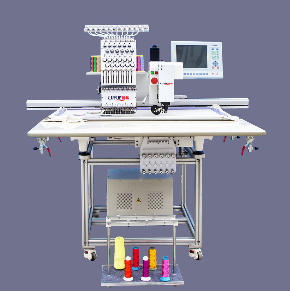 单头链式毛巾平绣混合绣电脑绣花机lm-1211