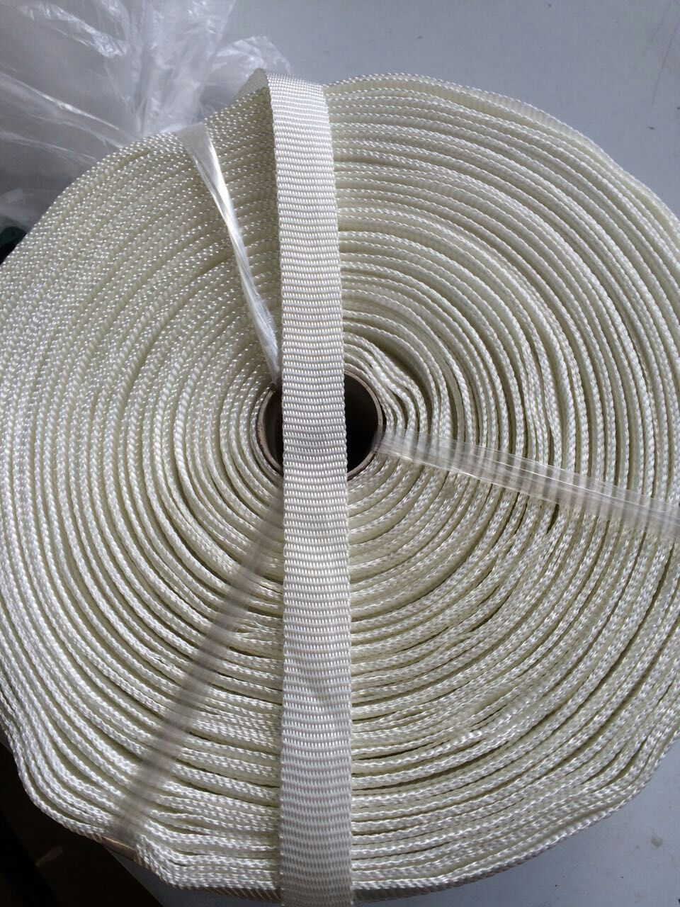温室大棚专用白色抗老化涤纶压膜带 压膜线