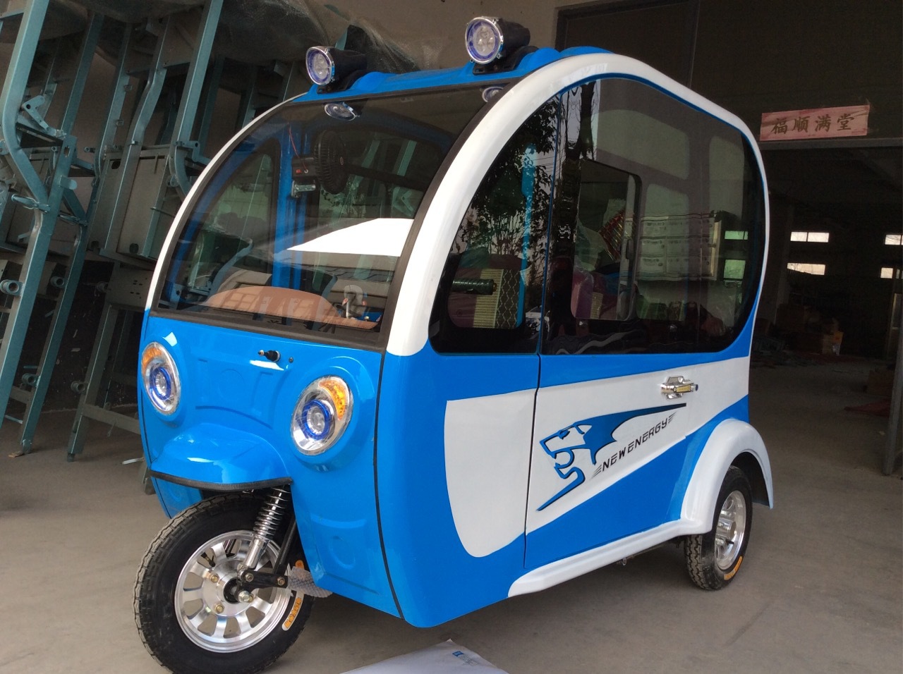 供应金蛙豪华封闭电车全封闭电动三轮车 厂家批发各种电动三轮车