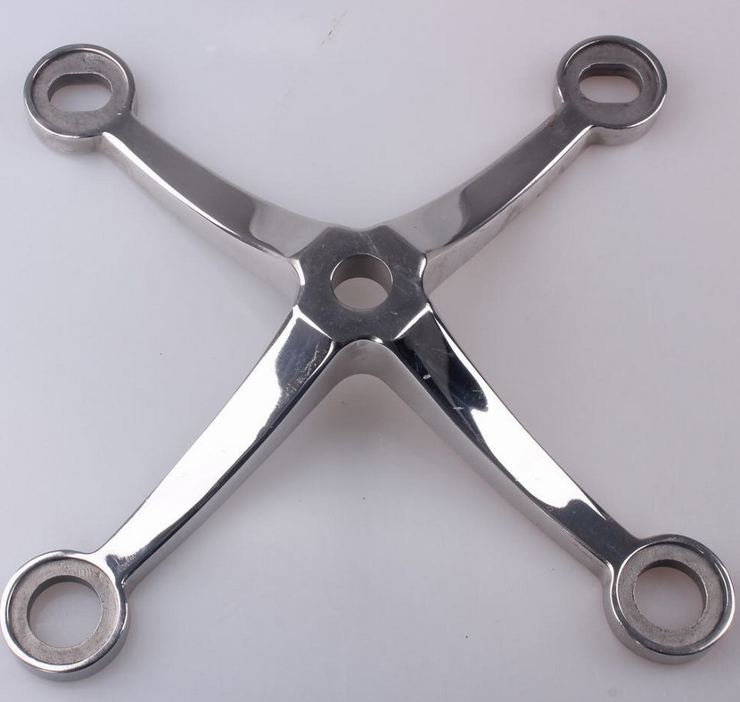 厂家直销不锈钢驳接爪玻璃爪幕墙雨棚玻璃幕墙配件250型四爪