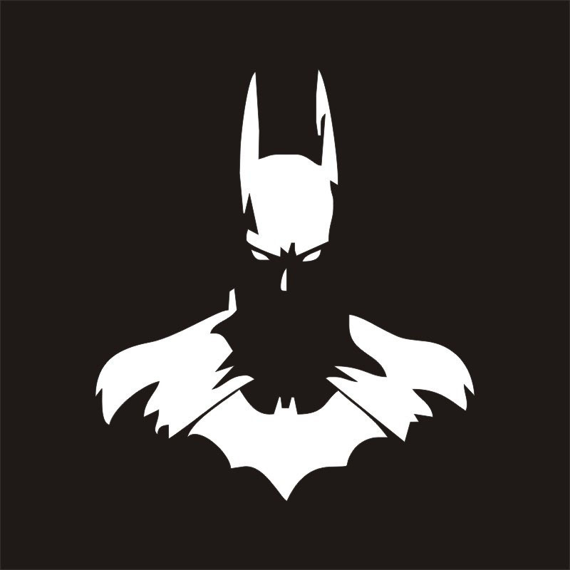 2019年新品热销反光蝙蝠侠车贴遮挡划痕贴侧门贴汽车贴纸一件代发