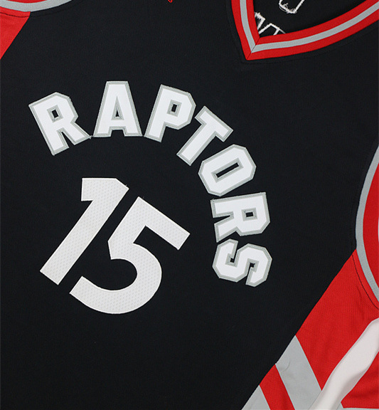 nba篮球球衣 猛龙队 本内特15号 16新款刺绣球衣 nab本内特篮球服