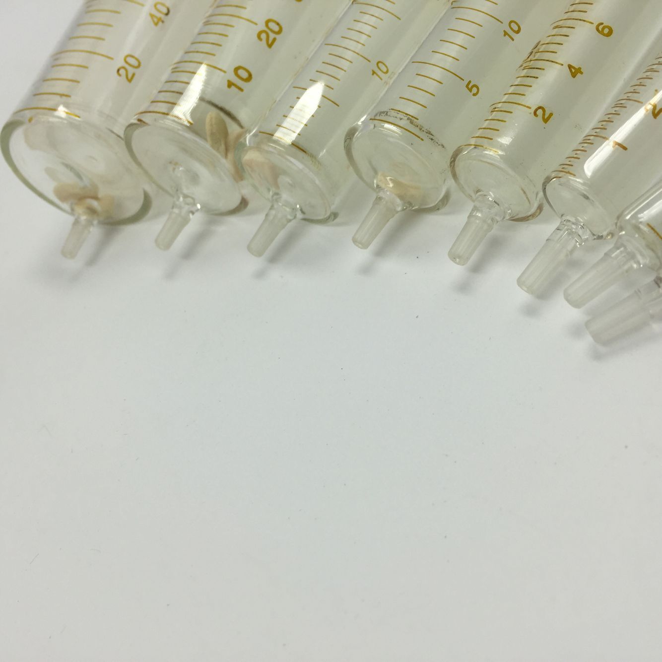 点胶加厚全玻璃注射器 玻璃针筒 5ml 10ml 20ml 30ml 50m 100m