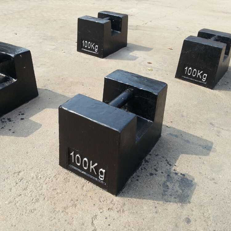 现货100kg铸铁砝码价格 m1级校磅砝码1000公斤铸铁配重块租赁