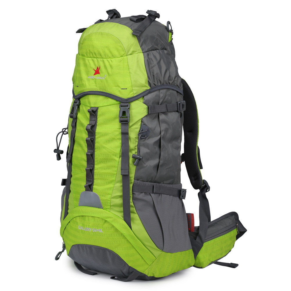 跨境新品 负重登山包 大容量徒步外架包 户外运动防水旅行背包男