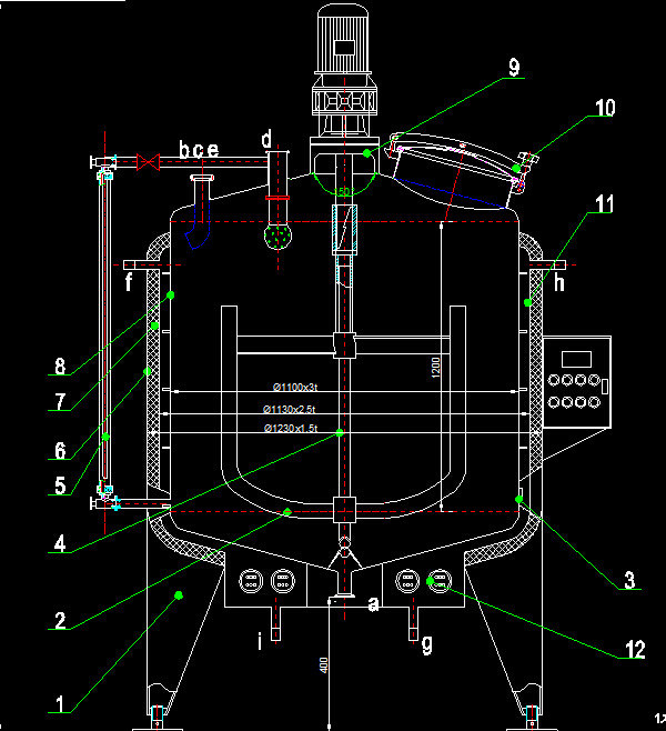 厂家直销食品发酵罐 不锈钢电加热调配罐搅拌罐 酿酒机械设备