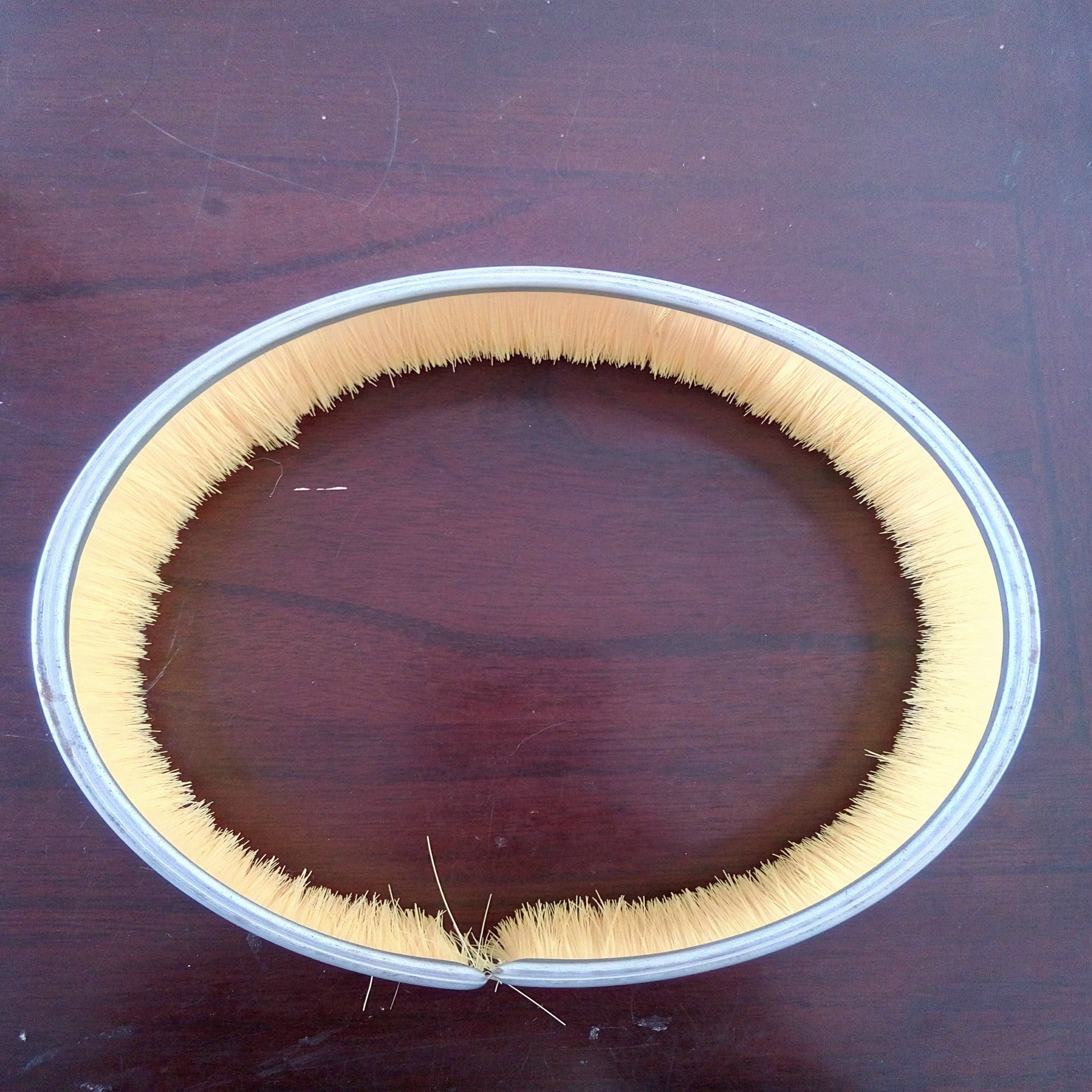 定制供应圆型条刷密封毛刷圈尼龙条刷挡水毛刷圈