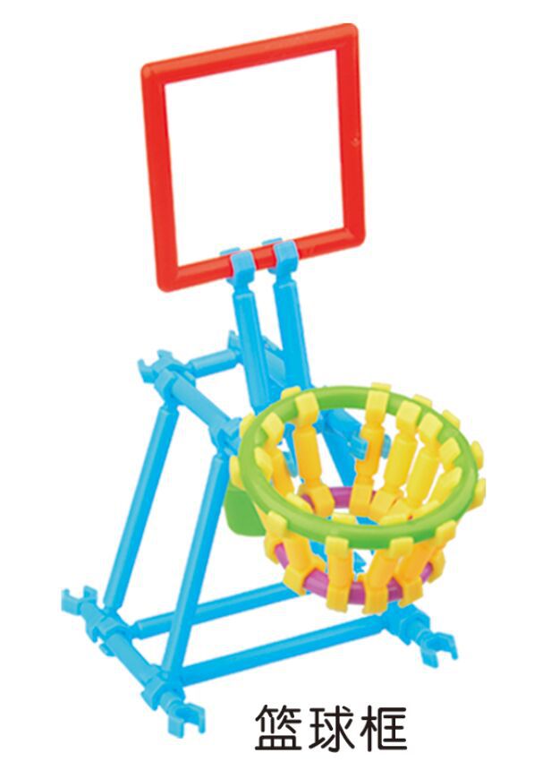 儿童大颗粒益智拼装diy塑料聪明棒幼儿园玩具