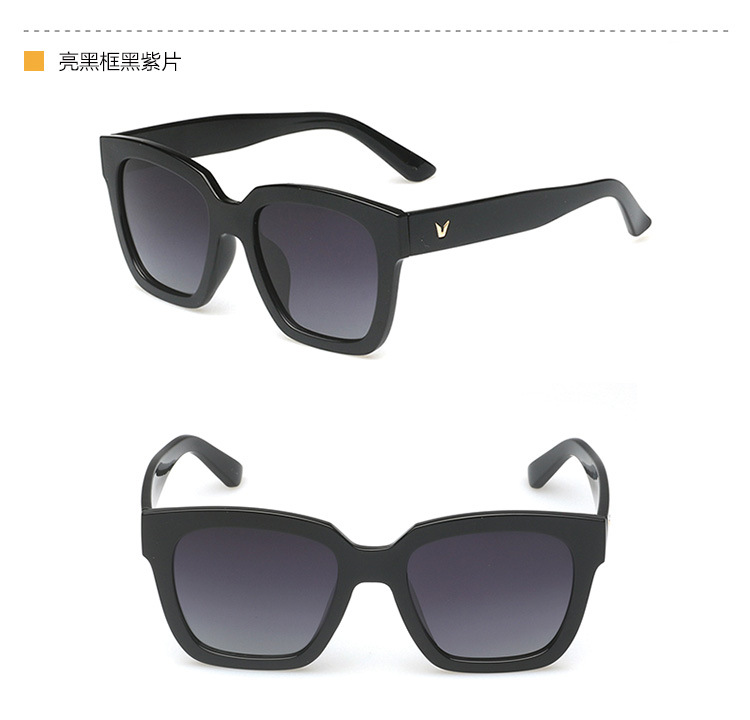 新款大v眼镜墨镜韩国tr90圆脸复古彩膜偏光镜个性太阳