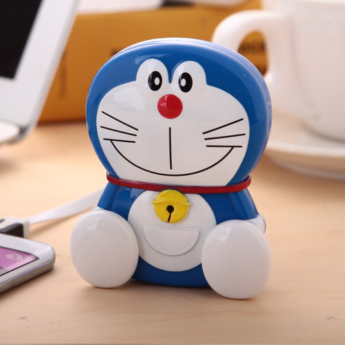 哆啦a梦可爱迷你卡通充电宝机器猫手机移动电源叮当猫一件代发