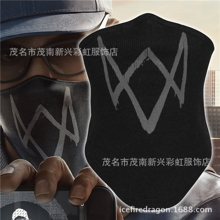 看门狗2面罩黑色