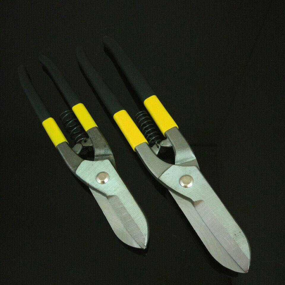 促销剪切工具12寸白铁剪不锈钢丝网剪刀工业用手动德式省力铁皮剪