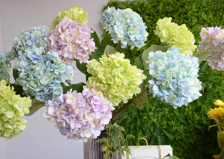 仿真小花瓣精品大绣球家居装饰客厅卧室摆放花 假花绢花婚庆花